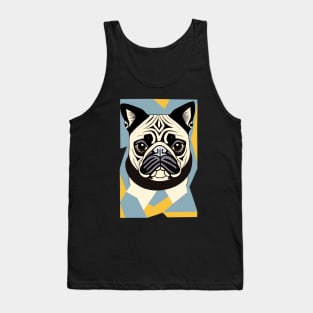 Portrait of Pug Tank Top